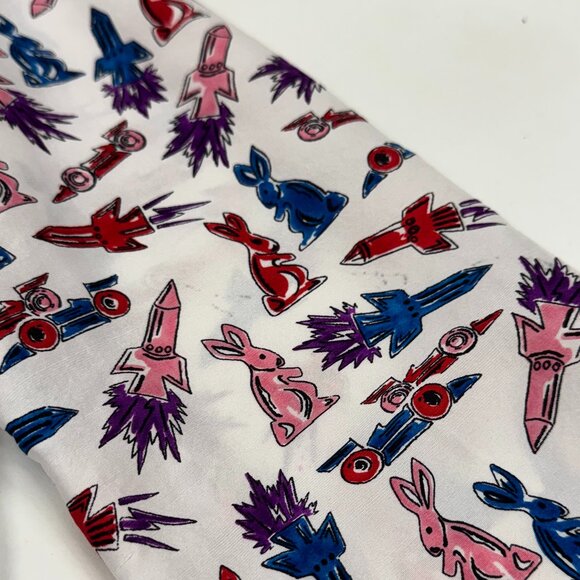 Prada Italian Silk Printed Button-Down Shirt - Picture 3 of 8